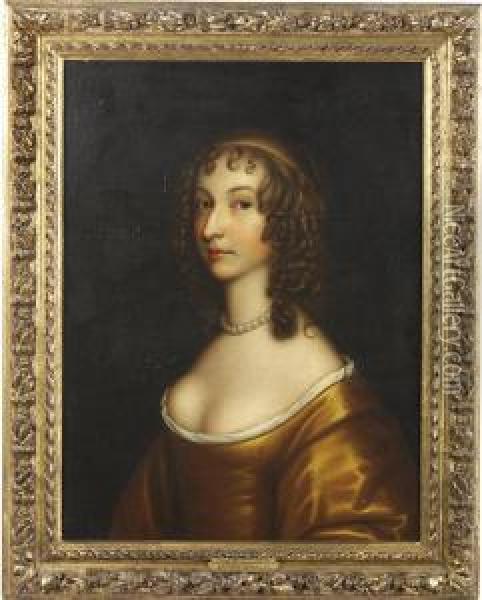 Portrait Of Lady Mary Hay, Countess Marischal Oil Painting - David Scougall