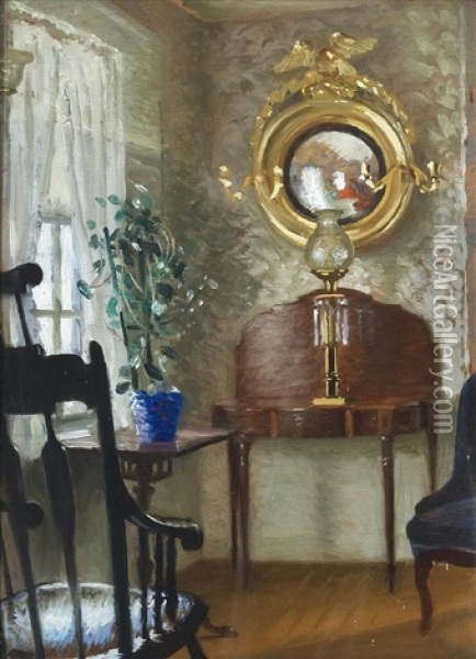 Interior Oil Painting - William Wallace Gilchrist