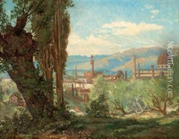 Viewover Florence Oil Painting - Joseph Magnus Stack