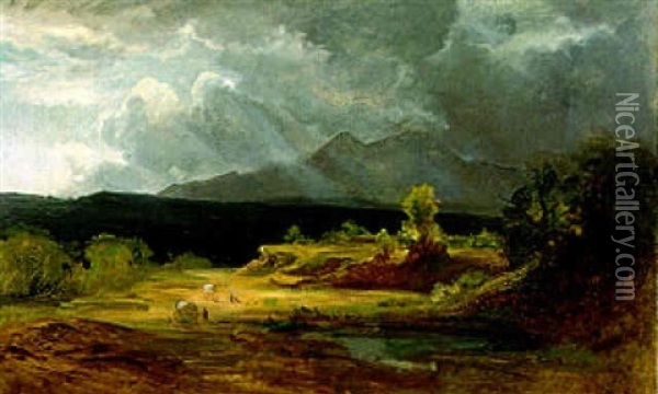 Landschaft In Bayern Oil Painting - Otto Froelicher
