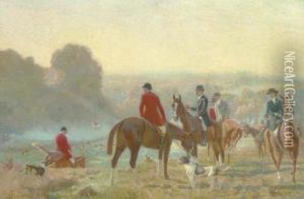 Check In The Hunt - Radnor, Pennsylvania Oil Painting - Henry Rankin Poore