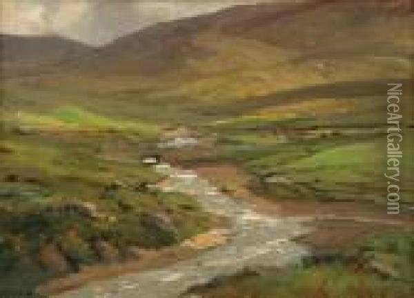 The Stream Oil Painting - James Humbert Craig