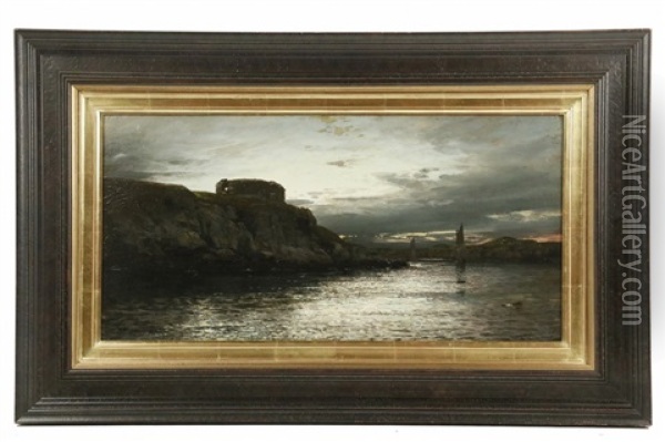 The Old Fort Oil Painting - William Trost Richards