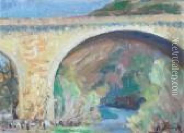 Pont En Provence Oil Painting - Henri Lebasque