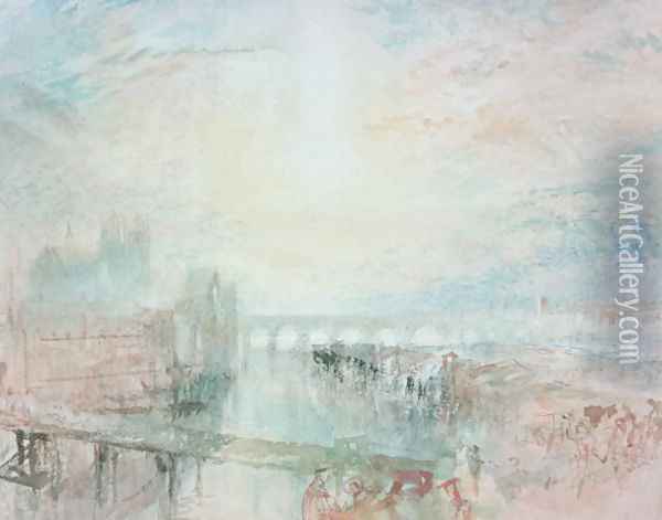 View of Lyons Oil Painting - Joseph Mallord William Turner