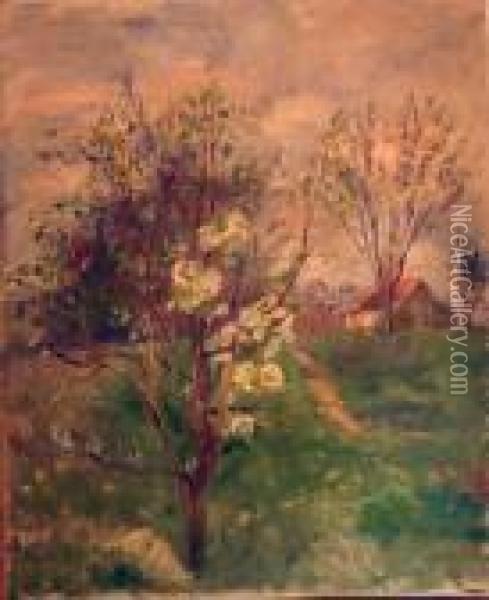 L'arbre En Fleurs Oil Painting - Paule Gobillard