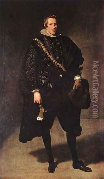 Infante Don Carlos 1626-27 Oil Painting - Diego Rodriguez de Silva y Velazquez