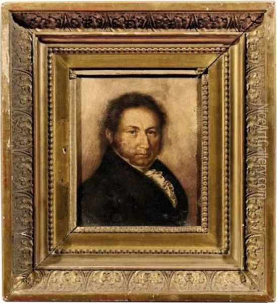 Portrait Du Botaniste Augustin - Pyrame De Candolle (geneve1778 -
Geneve1841). Oil Painting - Henri Nicolas Van Gorp