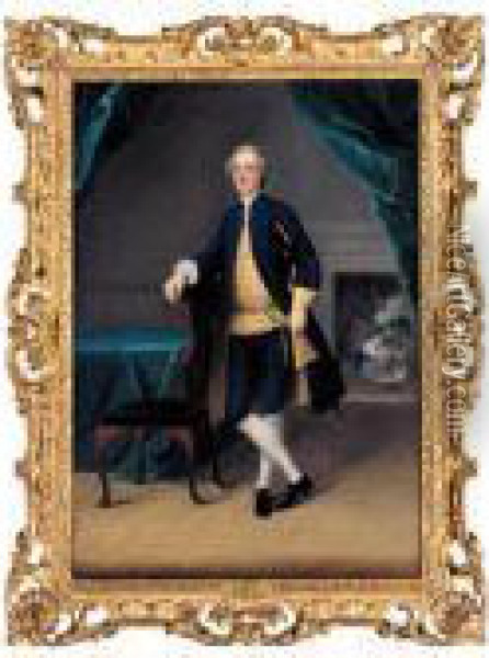 Portrait Of Mr Thomas Oil Painting - Arthur Devis