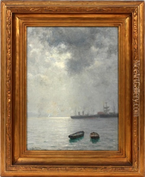 Ships Oil Painting - William Edward Norton