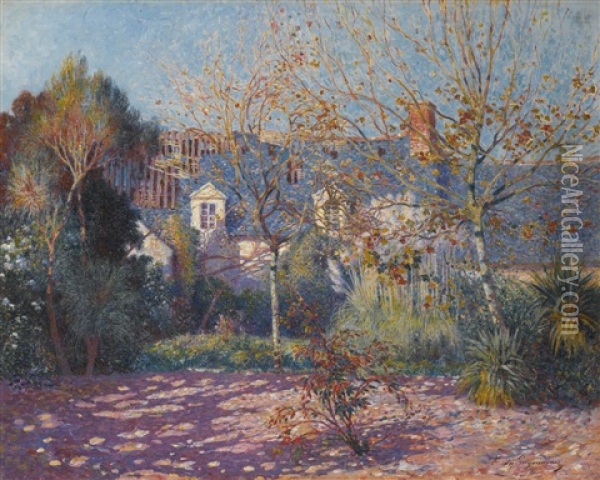 Le Jardin De La Maison En Ruine Oil Painting - Ferdinand du Puigaudeau