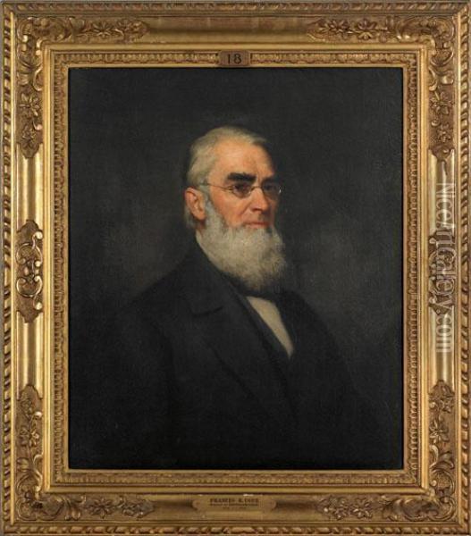Portrait Of Francis R.cope,director Of The Insurance Company Of North America Oil Painting - Bernard Uhle