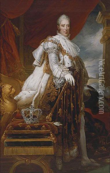 Carlos X De Francia Oil Painting - Baron Francois Gerard