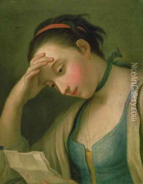 Portrait of a Woman 2 Oil Painting - Pietro Antonio Rotari