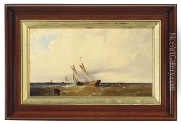Off The Banks Oil Painting - Franklin Dullin Briscoe