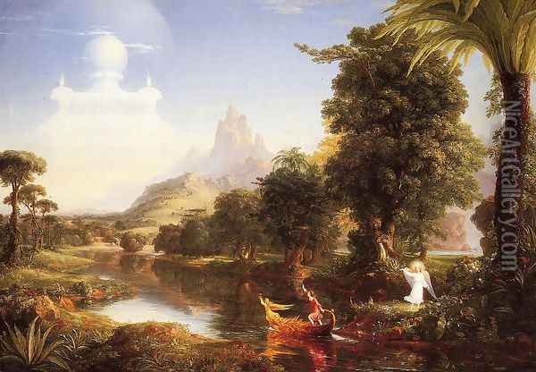 The Voyage of Life: Youth Oil Painting - Thomas Cole