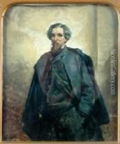 Portrait Of A Gentleman Oil Painting - Samuel Bough