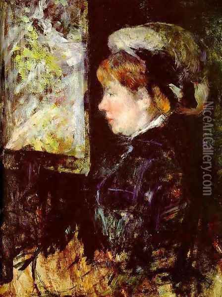 The Visitor Oil Painting - Mary Cassatt