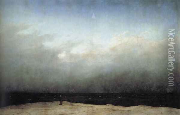 Monk by the Sea 1809 Oil Painting - Caspar David Friedrich