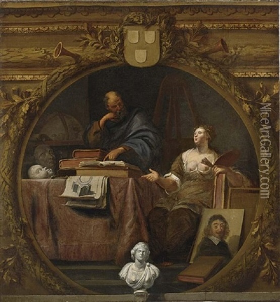 An Allegory Of The Liberal Arts Oil Painting - Jan Erasmus Quellinus