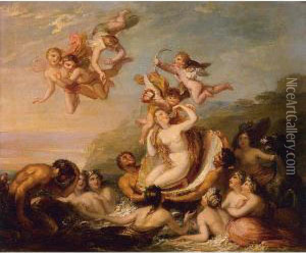 Birth Of Venus Oil Painting - Howard, H.