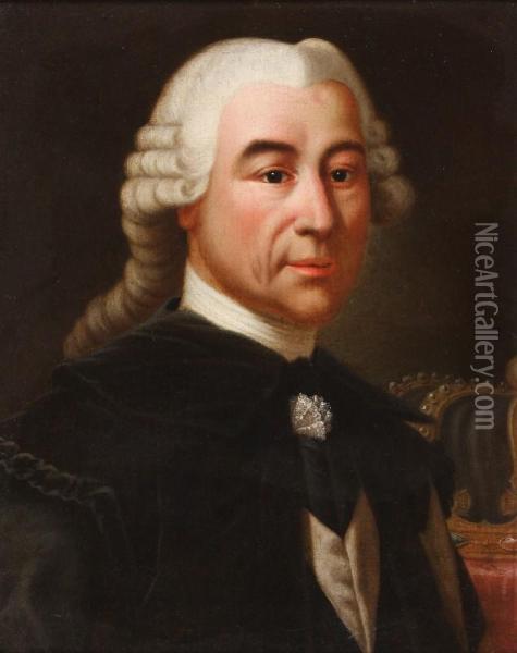 Portrait Of Agrand Master Of The Order Of Saint John Of Malta Oil Painting - Antoine de Favray