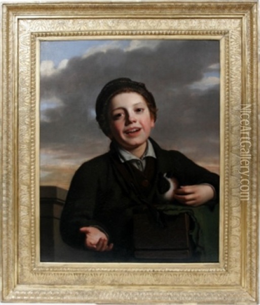 Laughing Boy Oil Painting - John George Brown