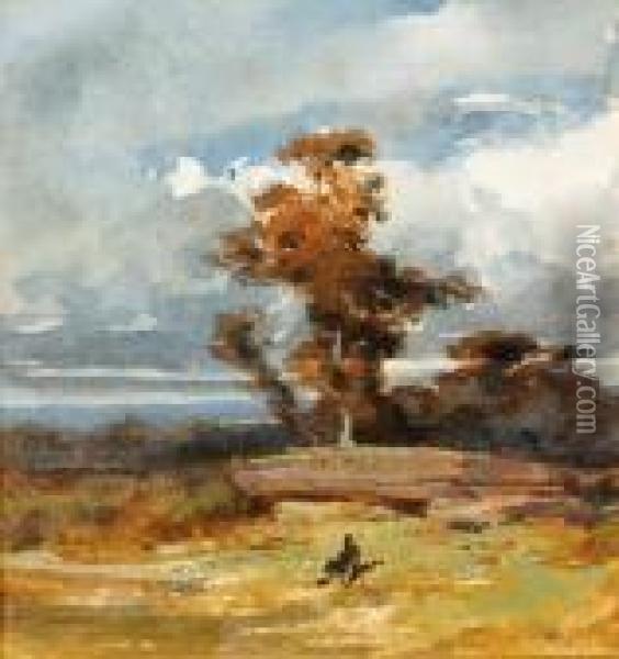 L'arbre Oil Painting - Ciceri, Eugene