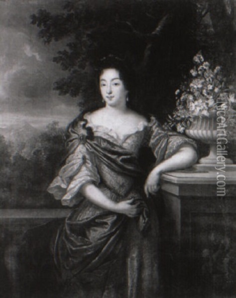 Portrait Presume De La Duchesse D'estr,e Oil Painting - Pierre Mignard the Elder