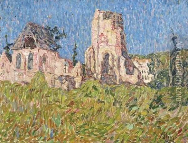 Ruines Te Elverdinge Oil Painting - Modest Huys