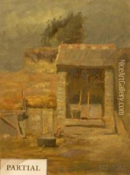 Portrait And Landscape Sketches Oil Painting - Stephen A. Douglas Volk