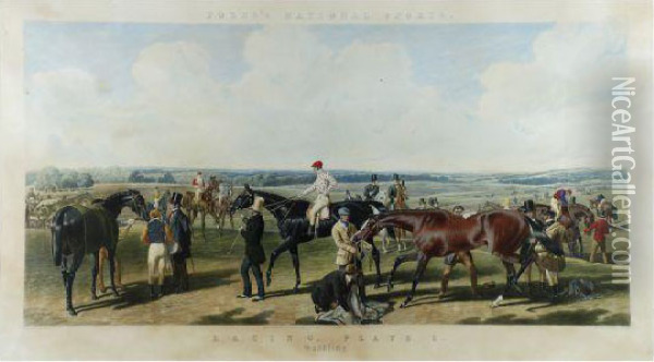 Fores'snational Sports Oil Painting - John Frederick Herring Snr