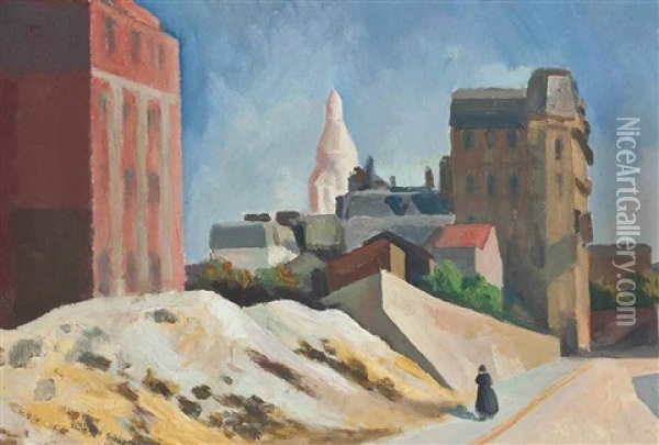 Le Sacre-coeur, Montmartre Oil Painting - Roger Fry