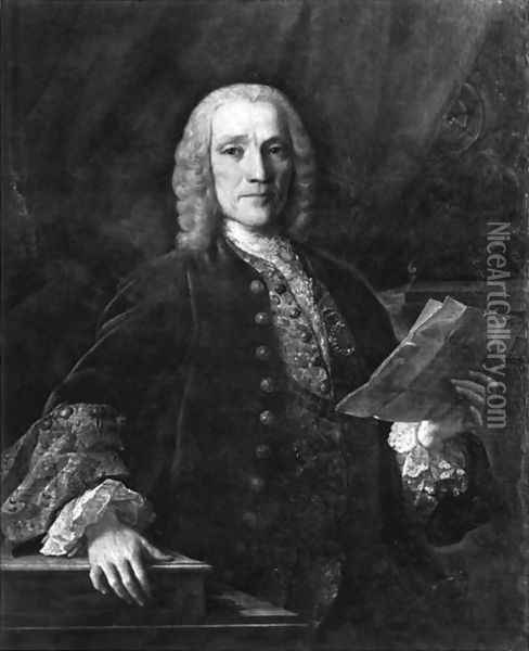 Portrait of Domenico Scarlatti 1686-1757 Oil Painting - Domingo Antonio de Velasco