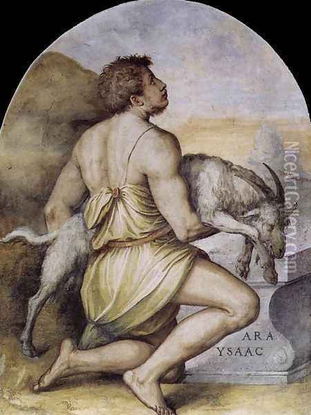 Isaac 1555 Oil Painting - Cristofano Gherardi