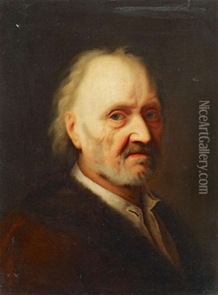 Portrat Eines Bartigen Mannes Oil Painting - Balthazar Denner
