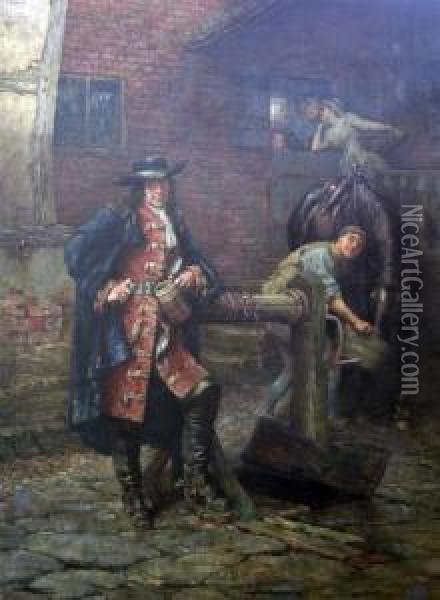 The Highwayman Oil Painting - William A. Breakspeare