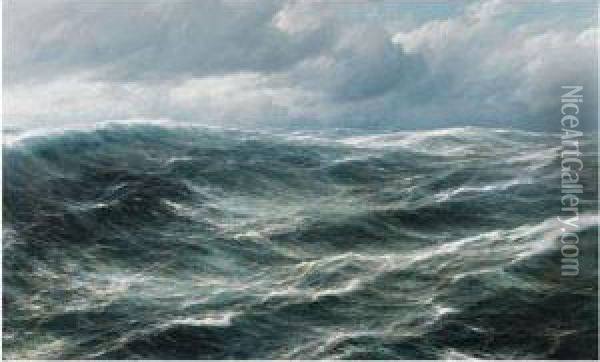 Marine Oil Painting - Hugo Schnars-Alquist