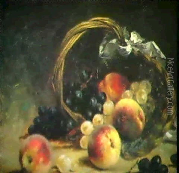 Stilleben Oil Painting - Pierre-Adolphe Huas