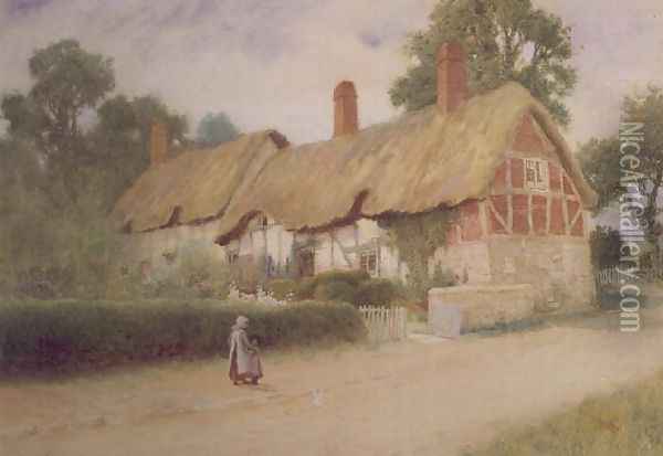 On the Way Home Oil Painting - Arthur Claude Strachan