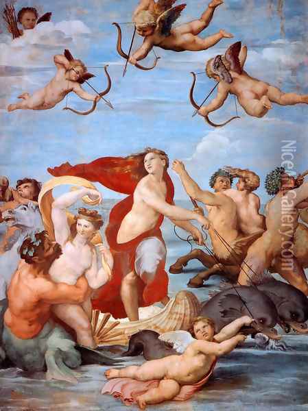 The Triumph Of Galatea Oil Painting - Raphael