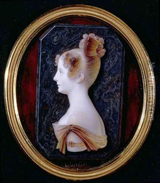 Portrait of Princess Elena Pavlovna Oil Painting - Anthelme Francois Lagrenee
