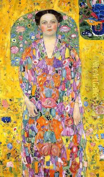 Portrait of Eugenia (Mada) Primavesi Oil Painting - Gustav Klimt