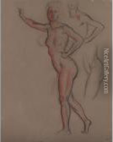 Female Nude Oil Painting - John Steuart Curry