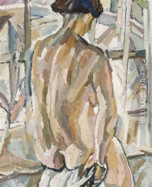 Femme Nue De Dos Oil Painting - Maurice Albert Loutreuil