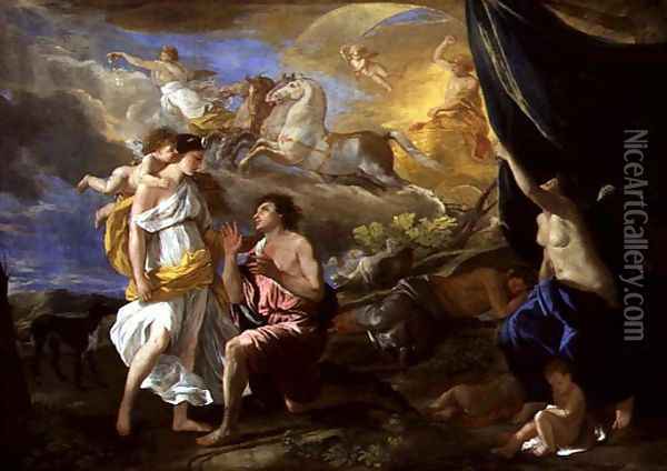 Selene and Endymion, c.1630 Oil Painting - Nicolas Poussin