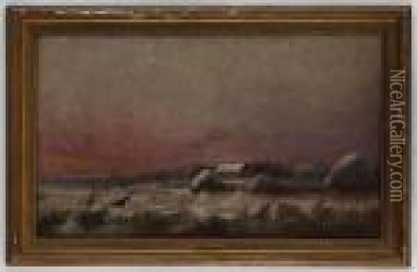 Paysage Hivernal Oil Painting - Gustave Courbet
