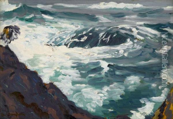 Choppy Seas Oil Painting - Paul Dougherty