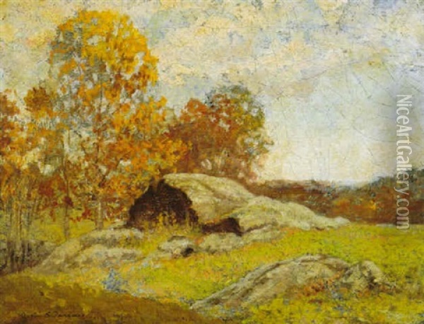 Autumn Landscape Oil Painting - Sheldon Parsons