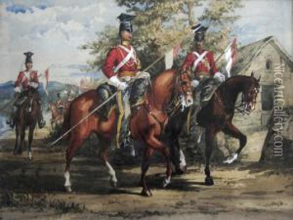 16th The Queen's Lancers Oil Painting - Fanny White